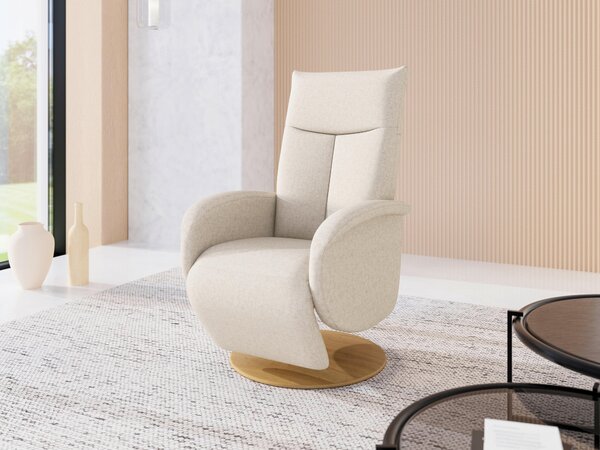RELAXAČNÍ KŘESLO, textil, krémová Sit & More - Online Only křesla & taburety, Online Only