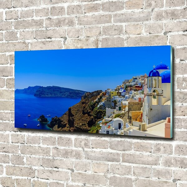 Foto obraz skleněný horizontální Santorini Řecko osh-103926529