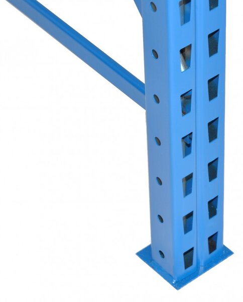 Profesionální regál Biedrax základní 60 x 100 x 200 cm, 3 police - nosnost 350 kg/police, modrý