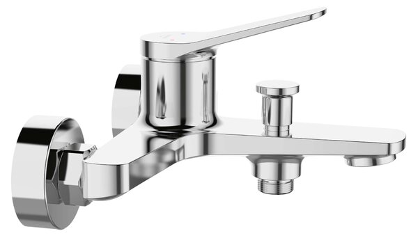 Invena Alonia vanová baterie na stěnu chrom BW-70-001