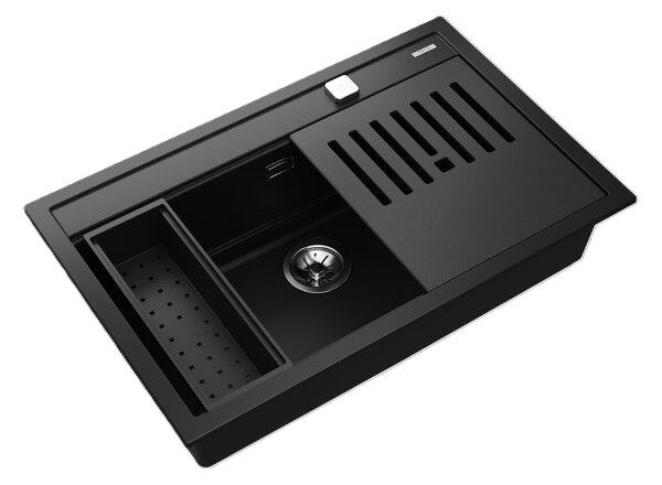 Teka Nova XXL dřez tegranit 79x51 cm černá 115230057