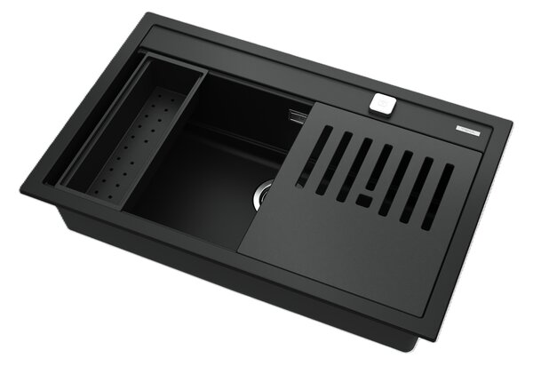 Teka Nova XXL dřez tegranit 79x51 cm černá 115230057