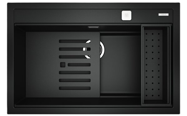 Teka Nova XXL dřez tegranit 79x51 cm černá 115230057
