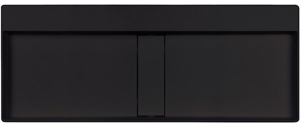 Deante Blur umyvadlo 100x40 cm obdélníkový na pult černá matný CQB_NU1S