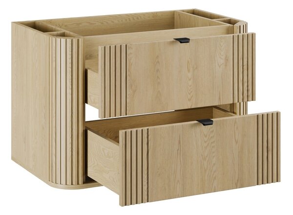 Comad Ovalia Cremona skříňka 80x45.8x52 cm pod umyvadlo závěsná dub OVALIA CREMONA 82-80-46-2S