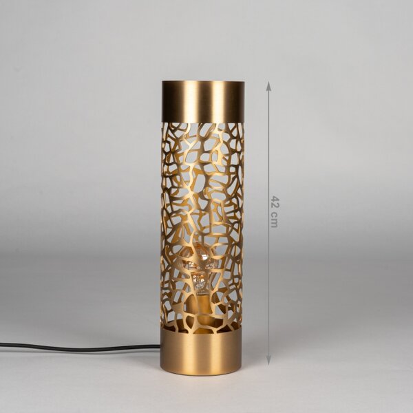 Stolní lampa do ložnice Tya Gold (LMD)