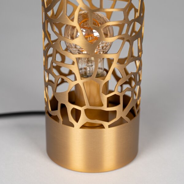 Stolní lampa do ložnice Tya Gold (LMD)
