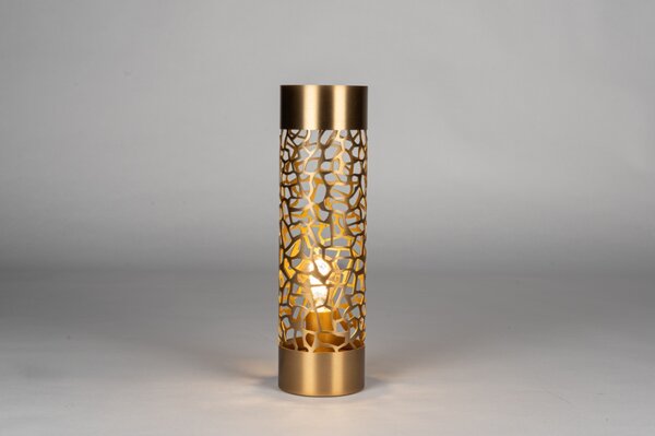 Stolní lampa do ložnice Tya Gold (LMD)