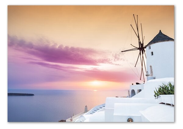 Fotoobraz na skle Santorini Řecko osh-104622811