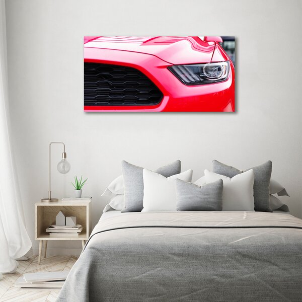 Foto obraz na plátně Červený Mustang oc-104676754