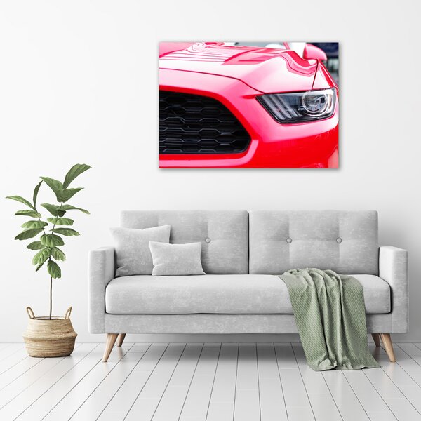 Foto obraz na plátně Červený Mustang oc-104676754