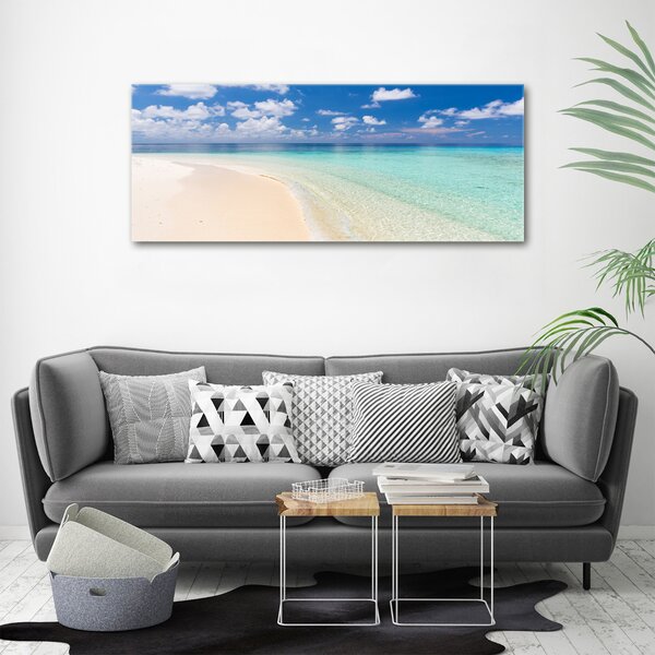 Foto obraz canvas Pláž na Maledivách oc-104787561