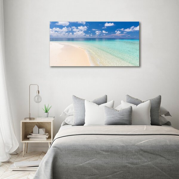 Foto obraz canvas Pláž na Maledivách oc-104787561
