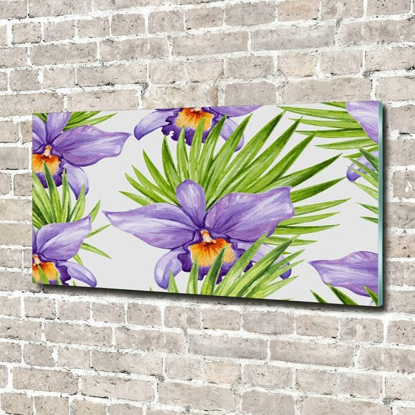 Foto obraz skleněný horizontální Orchidej osh-104930061