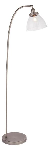 Endon 91741 - Stojací lampa HANSEN 1xE27/40W/230V matný chrom