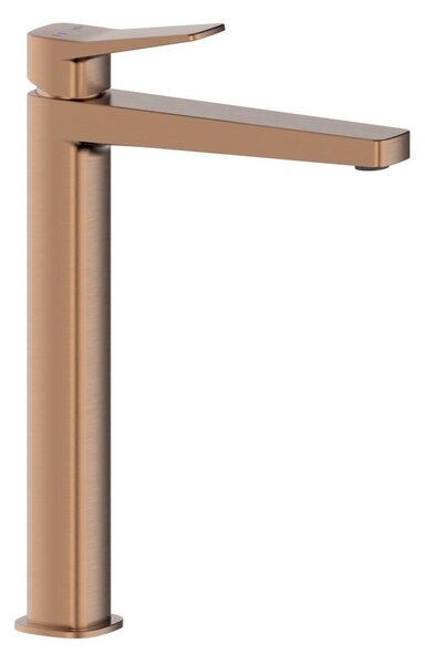 KFA Armatura 4522-712-34 - Umyvadlová baterie + výpusť MALAGA 30,3 cm rose gold