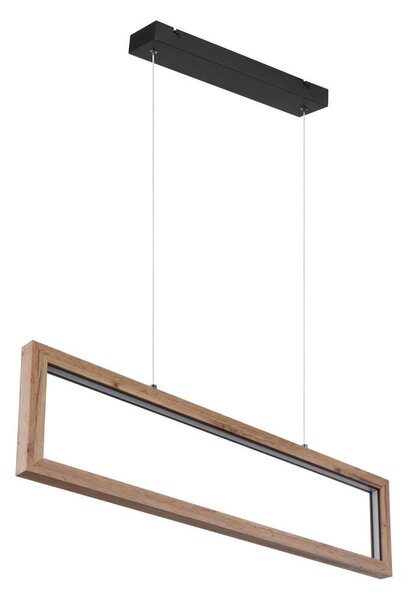 Globo 67287H - LED Lustr na lanku MANDERA LED/24W/230V hnědá