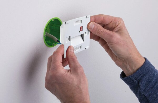 Paulmann LED vestavné svítidlo do zdi TSARO FOLLOWER hranaté 80x36mm 1W 230V Barva: Černá