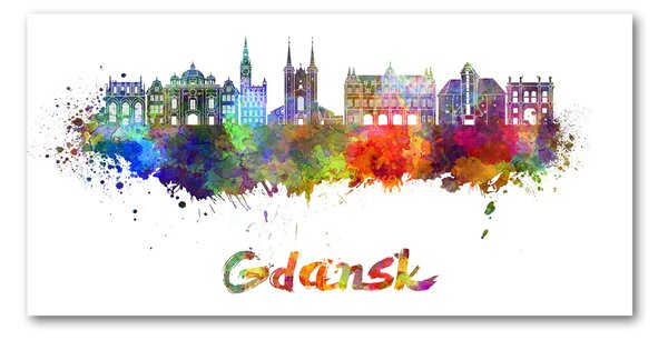Fotoobraz na skle Barevný Gdaňsk osh-105099477