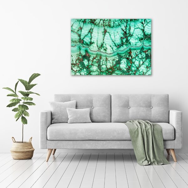 Foto obraz na plátně Malachitová textura oc-105546470