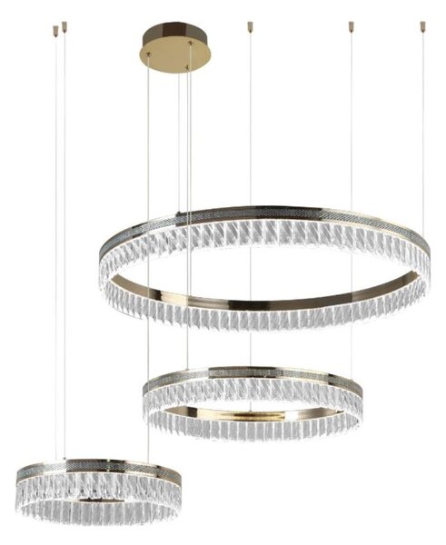 LED Stmívatelný křišťálový lustr na lanku THALIA LED/120W/230V 3000-6000K + DO