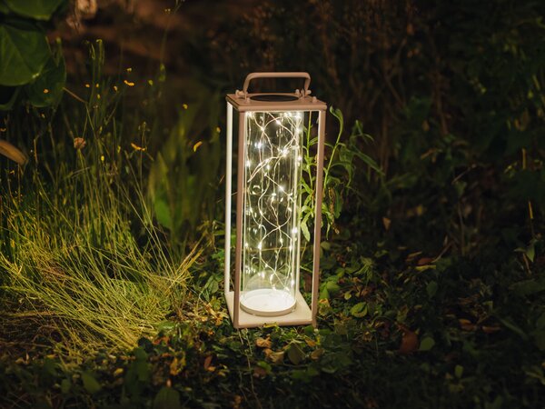 Solární lampa LANTERN WHITE bílá