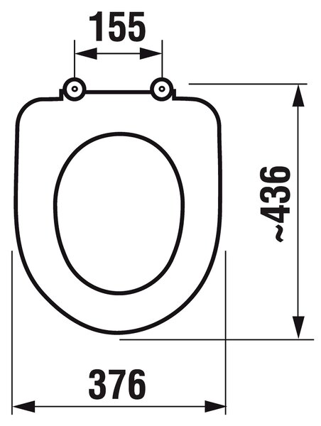 JIKA WC sedátko DEEP s poklopem, duroplast, ocelové úchyty 893281 bílá H8932813000631