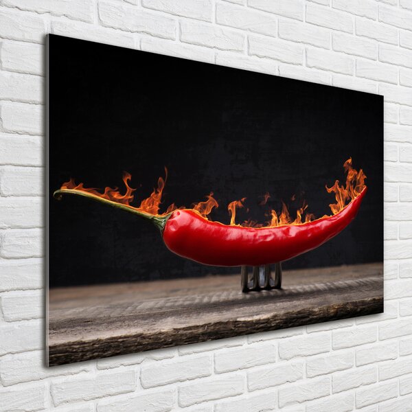 Foto obraz skleněný horizontální Chilli papričky osh-105839345