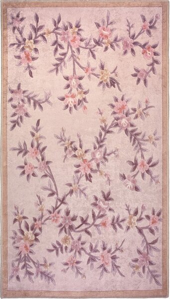 Světle růžový pratelný koberec 150x80 cm - Vitaus
