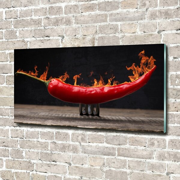 Foto obraz skleněný horizontální Chilli papričky osh-105839345