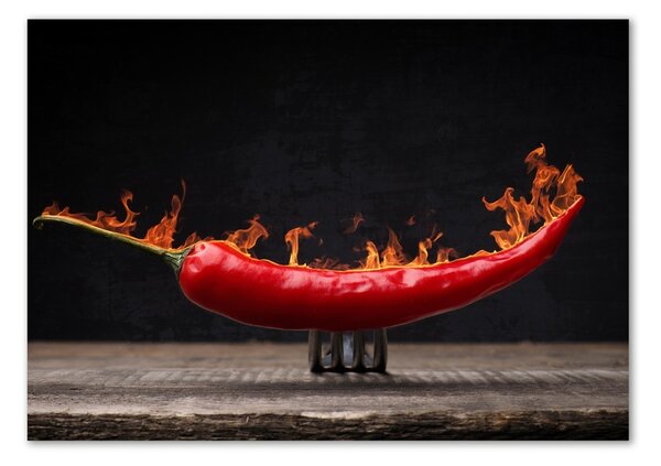 Foto obraz skleněný horizontální Chilli papričky osh-105839345