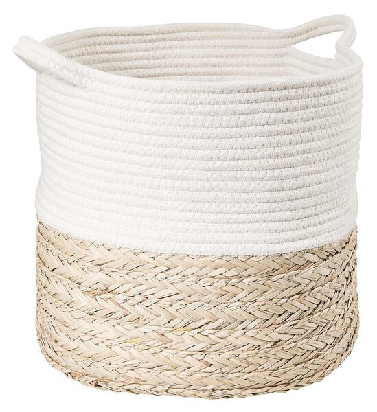 COTTON BRAID Úložný koš z mořské trávy L