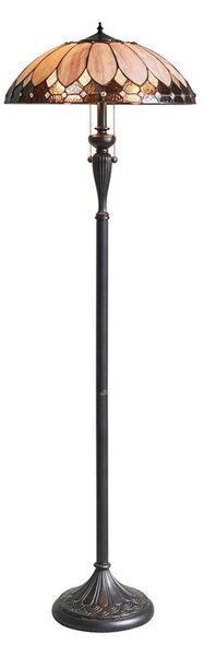 Endon 63972 - Stojací lampa Tiffany BROOKLYN 2xE27/60W/230V pr. 50 cm