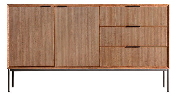 Komoda amira 144 x 40 cm hnědá