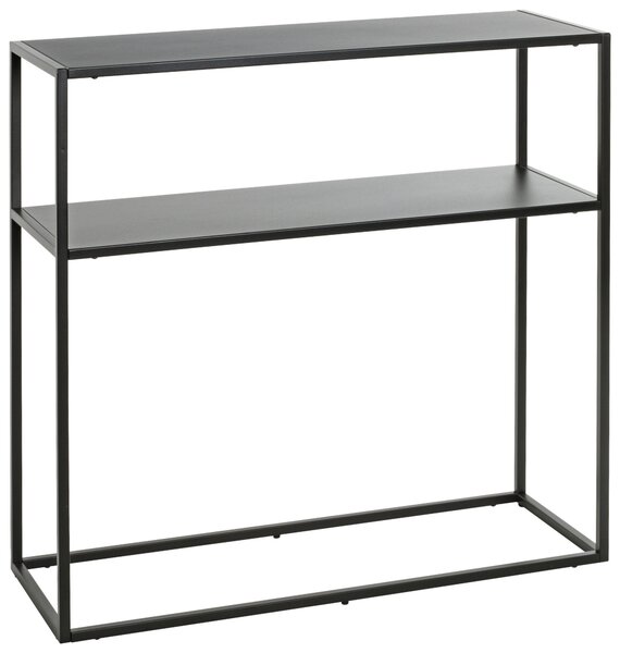KONZOLOVÝ STOLEK, černá, kov, 80/30/80 cm - Online Only konferenční stolky, Online Only