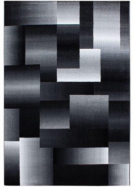 Breno Kusový koberec MIAMI 6560 Black, 200x290 cm, Šedá/Vícebarevné
