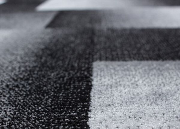 Breno Kusový koberec MIAMI 6560 Black, 200x290 cm, Šedá/Vícebarevné