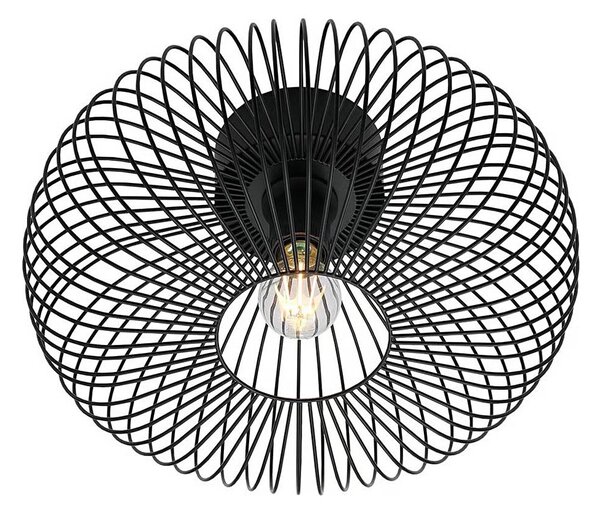 Nordlux - Stropní svítidlo BERONI 1xE27/60W/230V pr. 40,3 cm černá