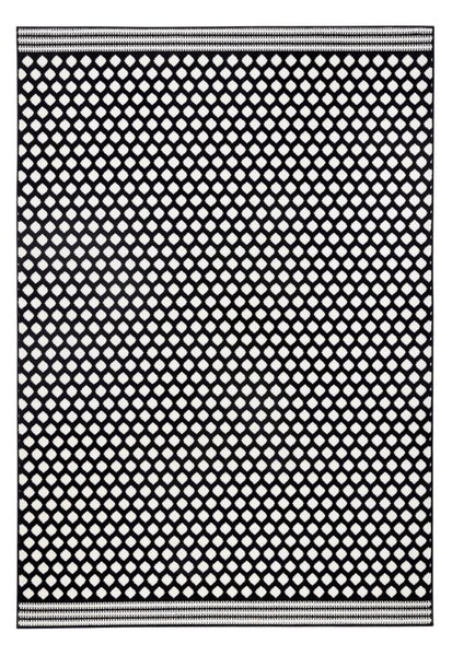Černo-bílý koberec Zala Living Spot, 70 x 140 cm