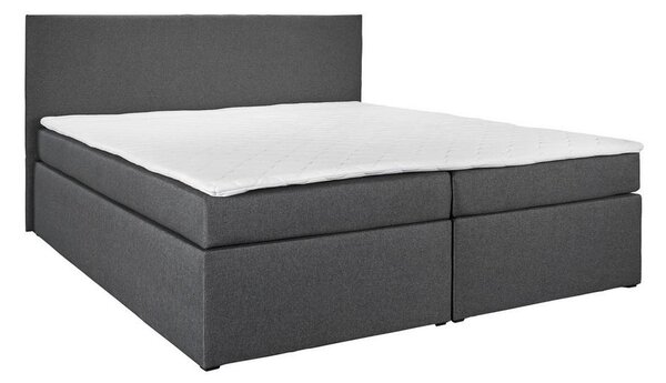 Manželská boxspring postel Lucy, 180x200, šedá