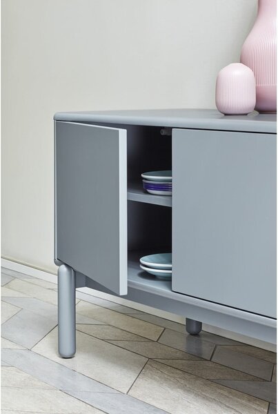 Modro-šedý TV stolek 180x56 cm Corvo – Teulat
