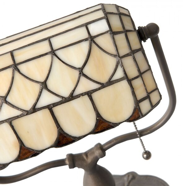 Stolní lampa Tiffany Tricia - 26*21*37 cm E27 / Max 60W - Clayre & Eef