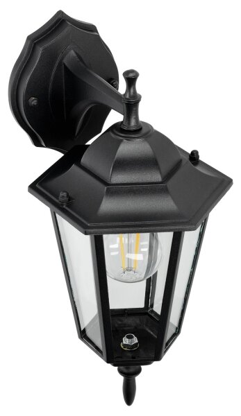 Venkovní nástěnné svítidlo 1xE27/60W/230V IP44 černá