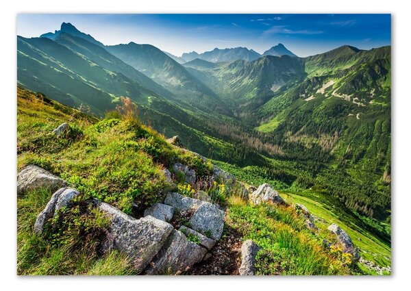 Foto obraz skleněný horizontální Úsvit v Tatrách osh-108007385