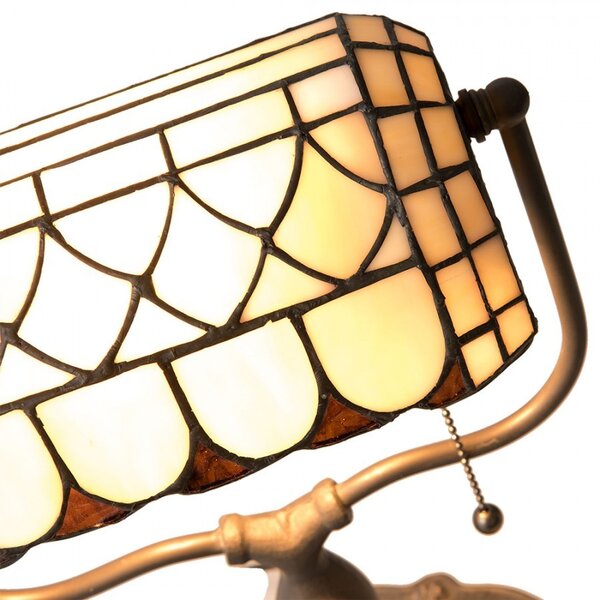 Stolní lampa Tiffany Tricia - 26*21*37 cm E27 / Max 60W - Clayre & Eef