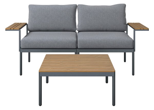 TERASOVÁ SEDACÍ SOUPRAVA 3dílné, kov, plast, textil Ambia Garden - Online Only zahradní nábytek, Online Only