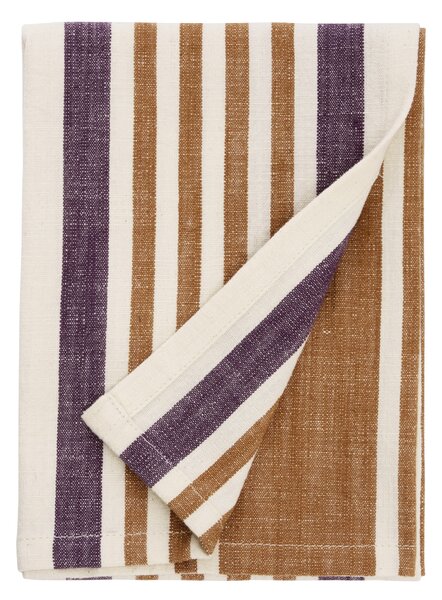 Utěrka Stripe Caramel/Purple