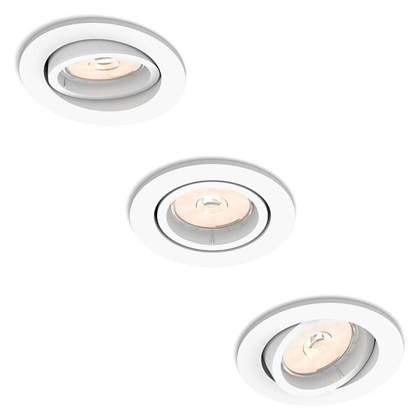 Philips 50183/31/PN - SADA 3x Podhledové svítidlo ENNEPER 1xGU10/5,5W/230V