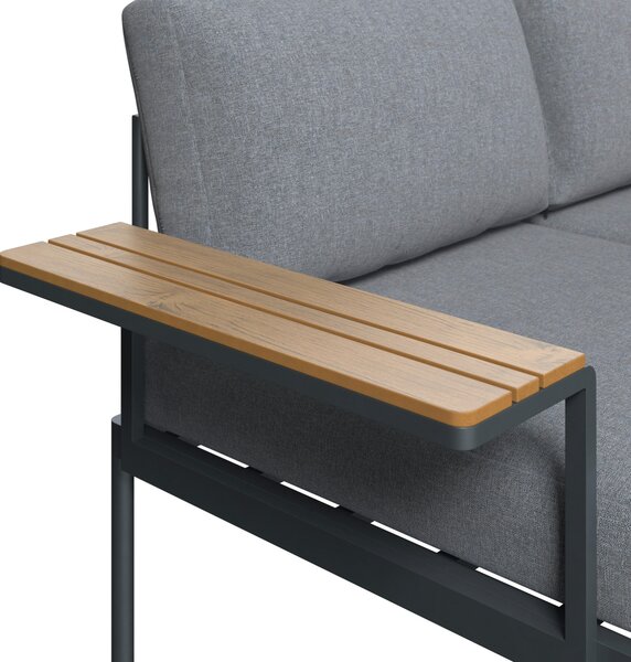 TERASOVÁ SEDACÍ SOUPRAVA 3dílné, kov, plast, textil Ambia Garden - Online Only zahradní nábytek, Online Only