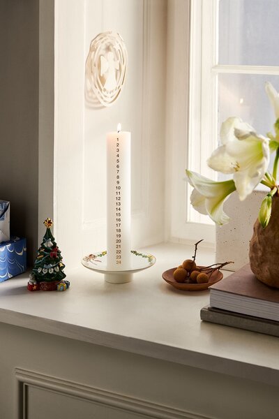 Porcelánový svícen Star Fluted Christmas
